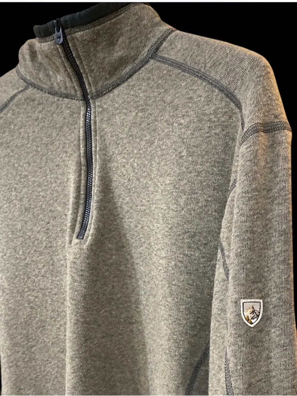 KUHL Revel Quarter-Zip Fleece Sweater GUC XL